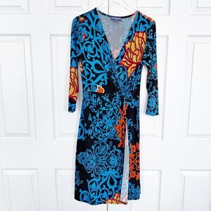 Vivienne Vivienne Tam Faux Wrap Dress